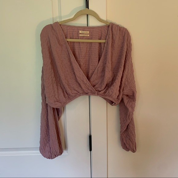 Urban Outfitters Tops - Urban Outfitters crop top long sleeve Large